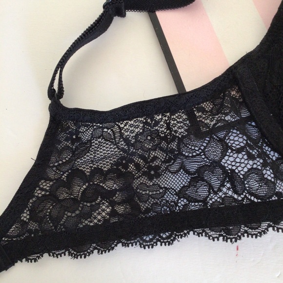 VICTORIAS SECRET DREAM ANGELS PUSH UP BRA SATIN AND LACE SIZE 32D - Picture 13 of 16